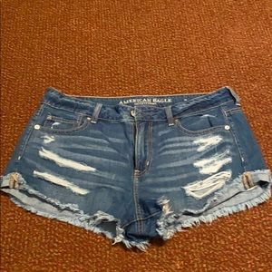 American eagle distressed Tomgirl Shortie